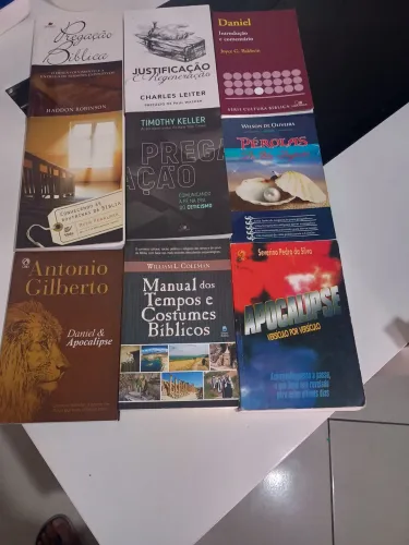 09 livros de estudo bíblico por um único valor 