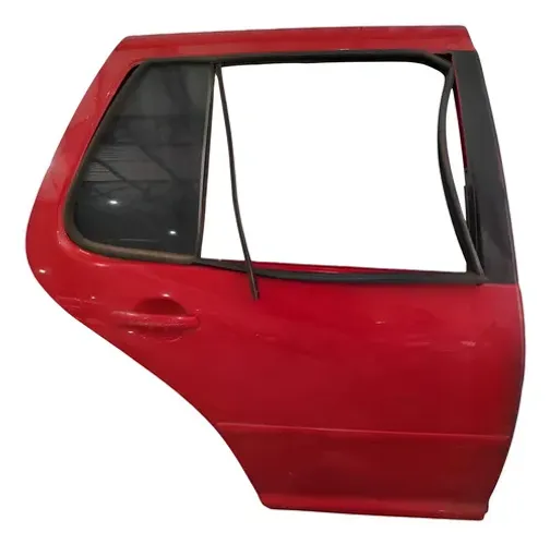 Porta Tras Direita Volks Golf 2014 A 2020 S/acessorios Traseira Direita Vermelho