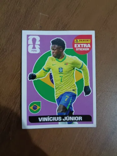 RARO! Vinicius Júnior Extra Sticker Panini ?