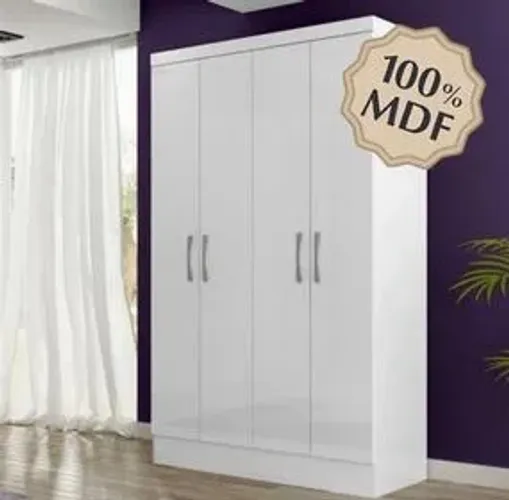 Guarda Roupa 100% MDF Paris C/4 Portas - (Promoção)!