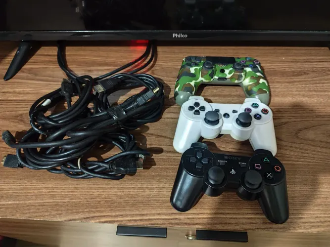 Controle Playstation 3 e 4 HDMI