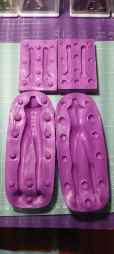 Molde de silicone para biscuit dool Teen masculino biscuitando com vivi.