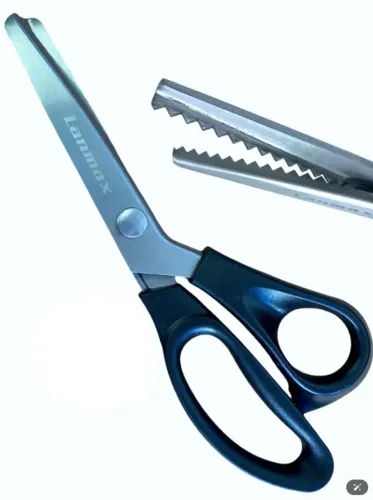 Tesoura Picotar 24 Cm Lanmax Profissional Zigzag ( LM-TP-J230)
