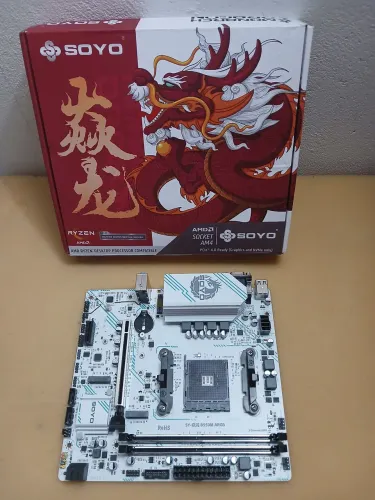 Placa mãe B550 SOYO White.