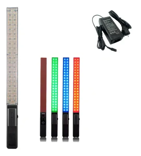 Iluminador Led Yongnuo Yn360 RGB + 1 Carregador + Fonte + TRIPÉ