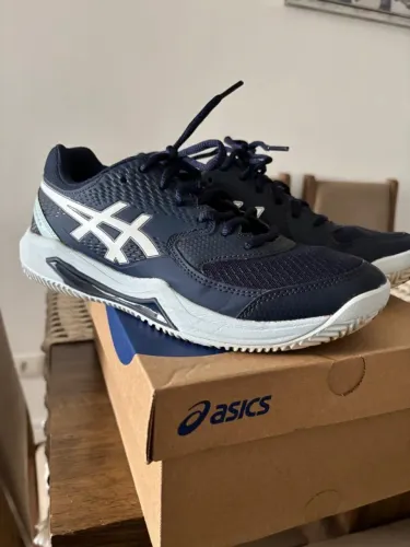 Tênis Asics Gel Dedicate 8 Feminino Saibro Azul Tam. 38 - Usado 1 Vez