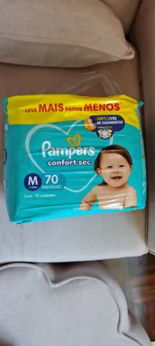 Fralda Pampers confort sec tamanho M