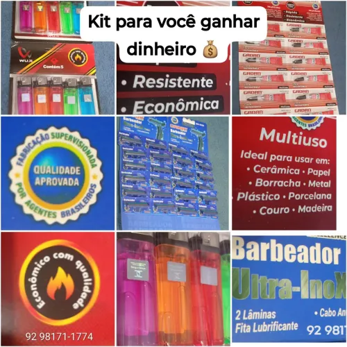 Prestobarba, Cola instantanea e Isqueiro + entrega grátis 