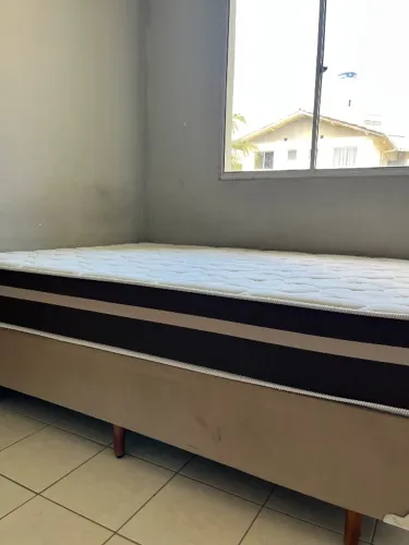 Cama box casal + colchão