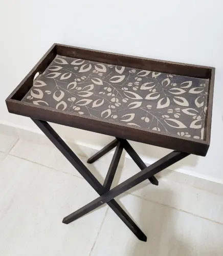 Mesa bandeja decorativa
