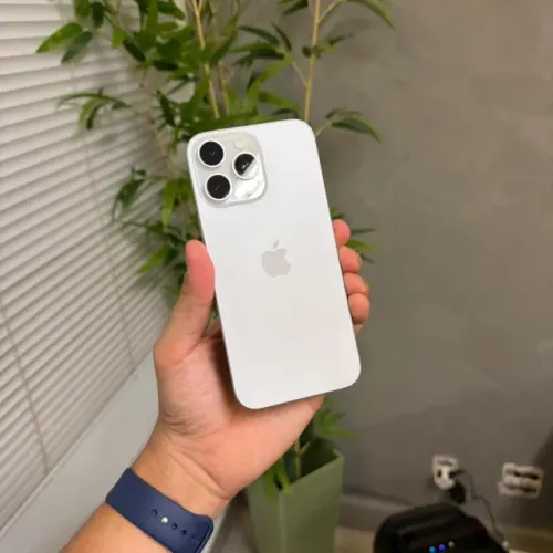 iPhone 16 Pro Max 256 GB 100% Branco | Garantia Apple Care+ 24/10/26| Loja Física |Até 18x