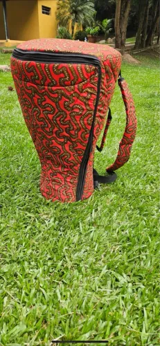 Capa Djembe Tecido Estampa Africana