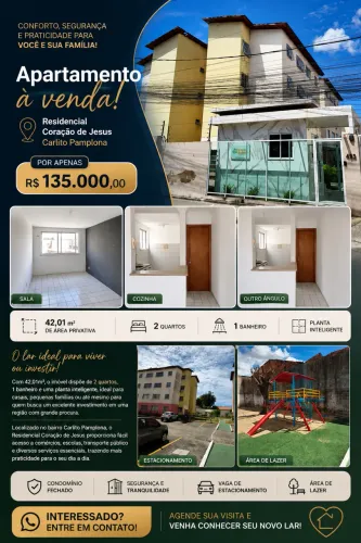 Apartamento no Carlito Pamplona