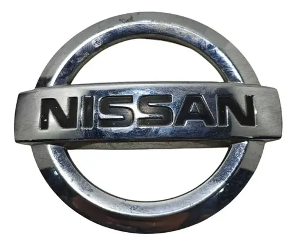 Emblema Tampa Traseira Nissan Sentra 2.0 2008 A 2010 Cinza