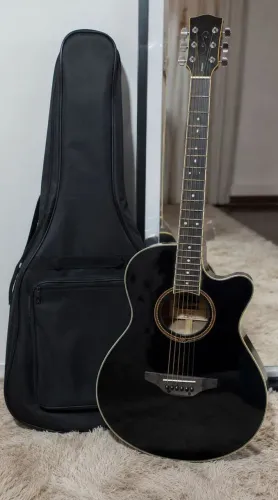 Violão elétrico Tagima - Preto brilhante - Estado de Zero
