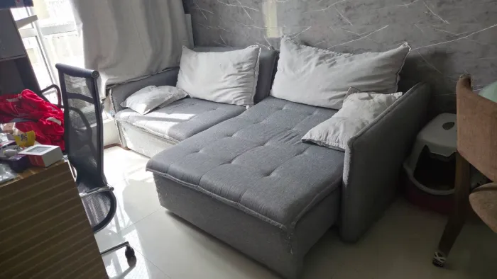 Sofa grande 2.40 metros, retratil , reclimavel, vira cama