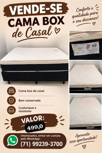 Cama casal box