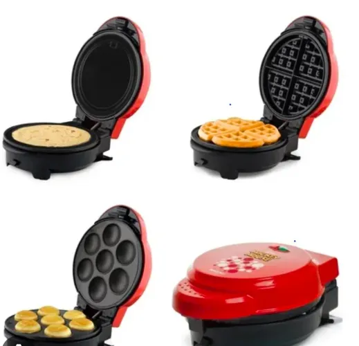 Maquina waffle Mallory Mickey troca placas