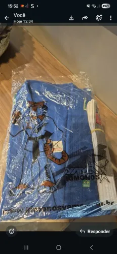 Kimono Infantil Tam 10 NOVO SEM USO