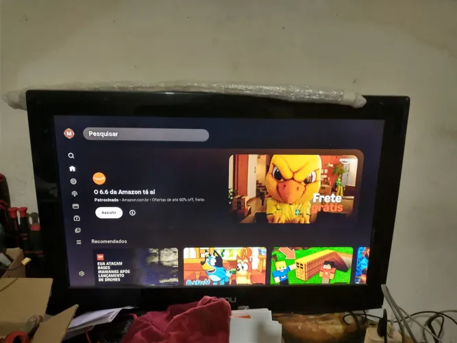 Tv smart adaptada Samsung 28 polegadas 