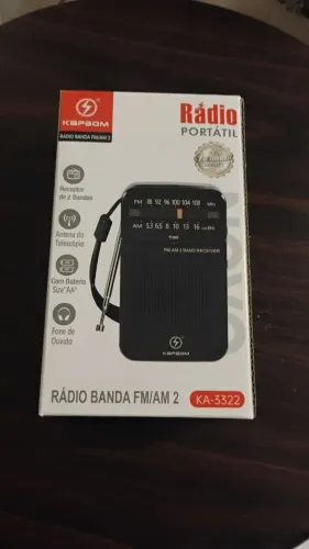 Rádio am FM novo na caixa