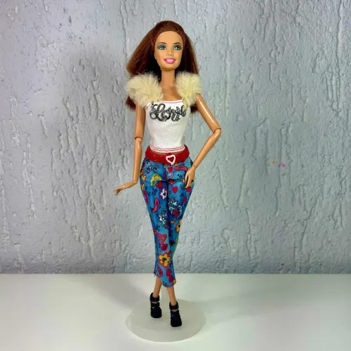 mattel boneca barbie fashionista 2012 clutch wave 2 teresa articulada antiga coleção
