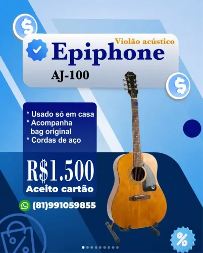 violão epiphone