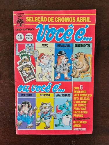 Álbum de Figurinhas Voce É...ou Voce É.. (temperamento) Ano 1986