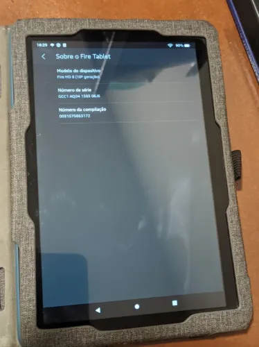 Tablet Fire HD 8 Amazon (capa inclusa)