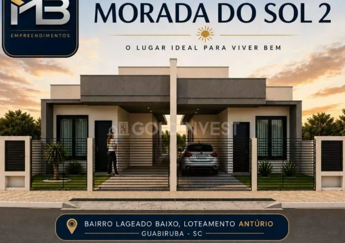 Casa na planta á Venda com 2 quartos no Lageado Baixo, na Guabiruba