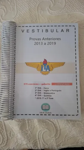 ITA - PROVAS ANTERIORES RESOLVIDAS E COMENTADAS - 2013 À 2019