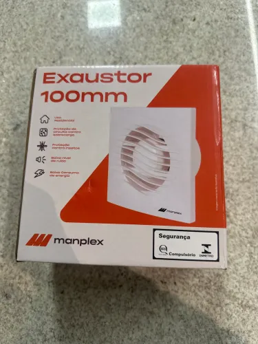 Exaustor banheiro novo Manplex