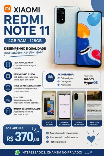 Celular Xaiome Redime Note 11