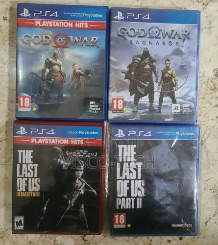 The Last Of Us e God Of War para Ps3, Ps4 e Ps5