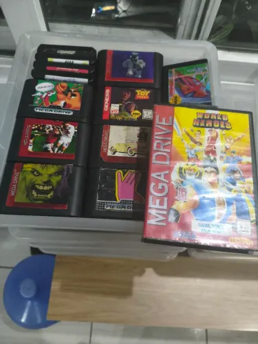 Fitas de mega drive