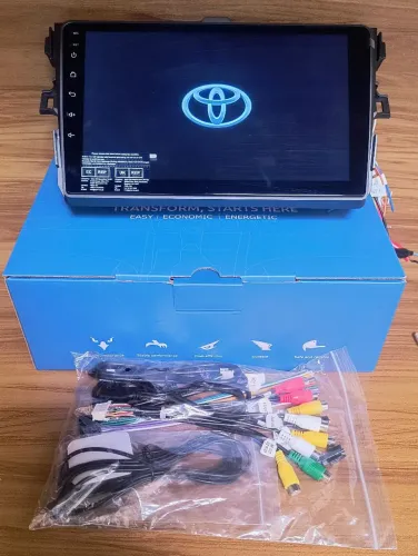 Kit Multimídia Android FUll HD 9" Luxo 4GB+64GB, Corolla 2009-2014
