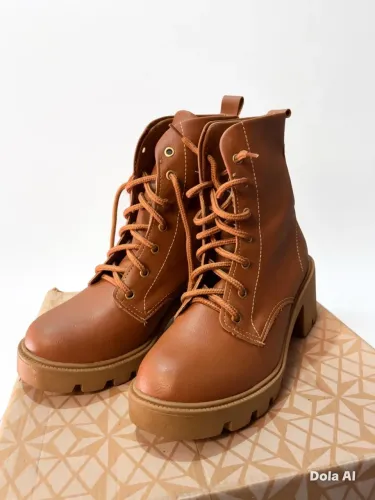Coturno Bota Caramelo 