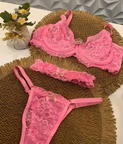 Lingerie regulável conjunto sexy