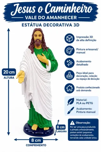 Estatua Jesus o Caminheiro 