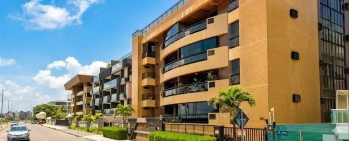 Apartamento com 3 dormitórios para alugar, 164 m² por R$ 6.000/mês - Intermares - Cabedelo