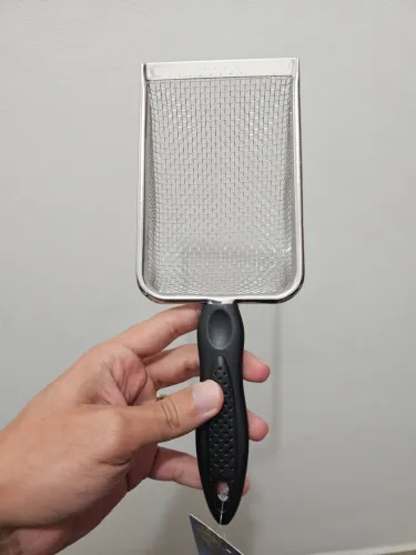 Pá areia de gato inox