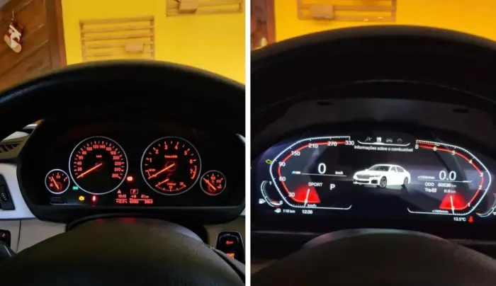 Painel digital bmw F30 320i