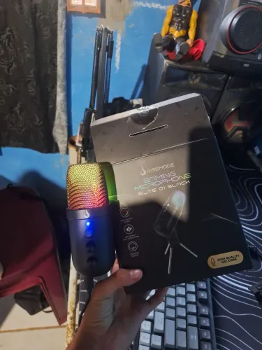 Microfone condesador novo troco por headset