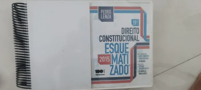 Vendo Impressão Livro de Direito Constitucional Esquematizado 19° edição