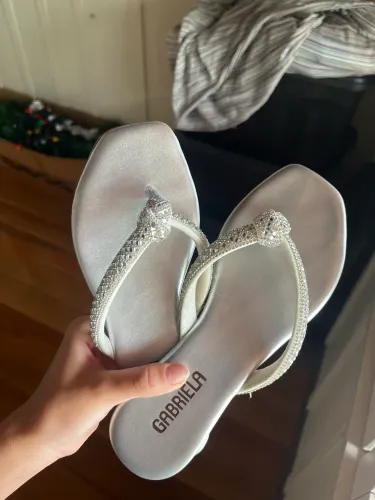 Chinelo de brilho