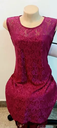 Vestido com renda