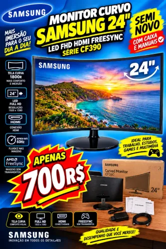 MONITOR CURVO SAMSUNG 24