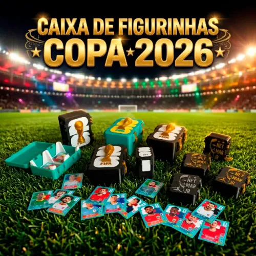 Caixa de Figurinhas Copa 2026 FIFA