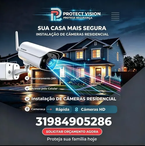INSTALAÇÃO DE CÂMERAS SEGURANÇA