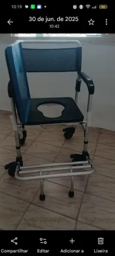 Cadeira de banho até 150kg